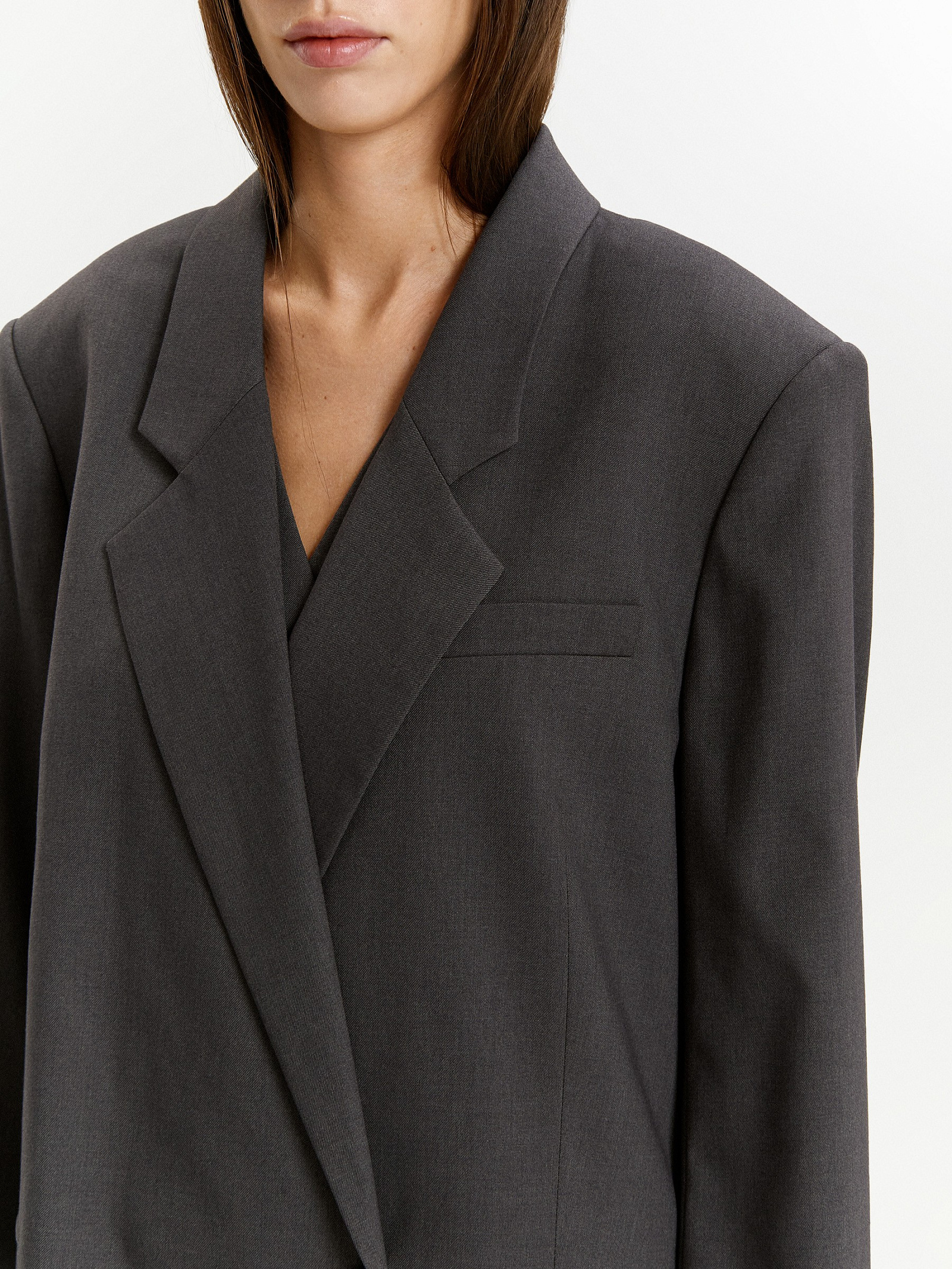 Жакет прямого кроя